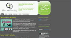 Desktop Screenshot of gourmetgaming.com